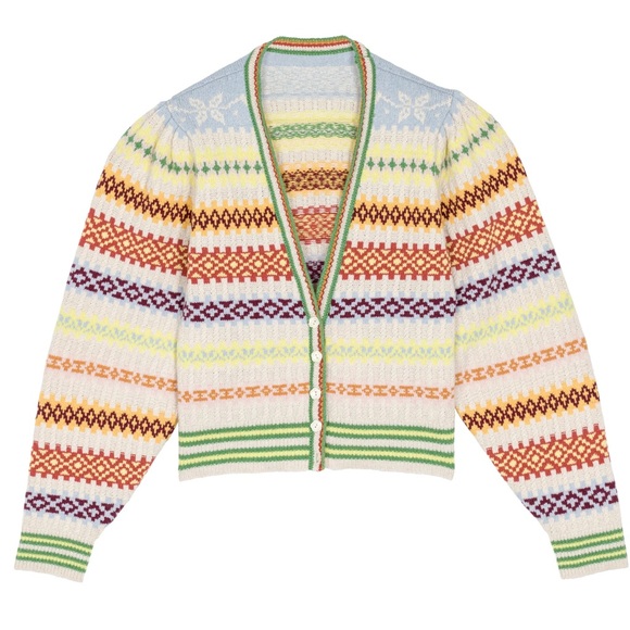 Cashmere DOEN ALBA CARDIGAN in cream Monte Rosa L - Picture 10 of 10